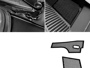 Сетки на водоотвод, жабо, Zeekr 001 из 2 элемента