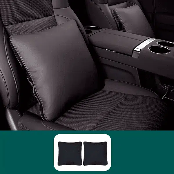 Подушка-одеяло Lixiang, черного цвета, 2 шт, кожзам