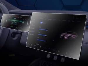 Защитное стекло для приборной панели и монитора, BYD Song plus, Tang, Han, из 2 элементов, 15.6 размер