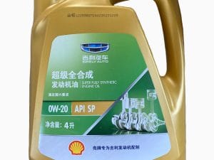Оригинальное масло в двигатель Geely Auto, 0W-20, 4 литра