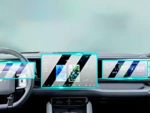 Защитные стекла для приборной панели и мониторов, BYD Leopard 5 из 3 элементов