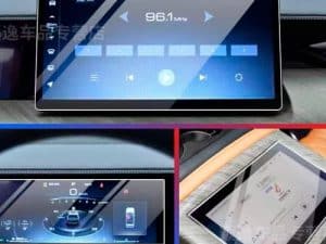 Защитное стекло для приборной панели и двух мониторов, Tank 500, из 3 элементов