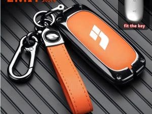 Противоударный, защитный чехол для смарт ключа Lixiang, оранжевого цвета