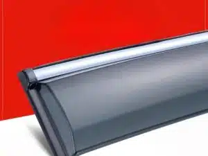 Ветровики, дефлекторы Chevrolet Monza, прозрачные с хромом