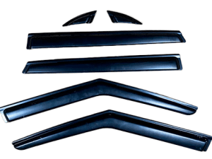 Ветровики, дефлекторы BYD Yuan Up, черные без хрома