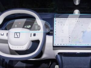 Защитное стекло для монитора и приборной панели, Zeekr 001, 007 из 2 элементов, 2024 года