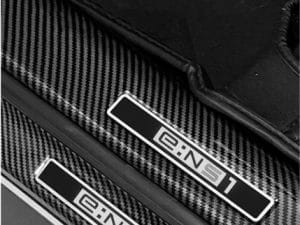 Защитные накладки на пороги дверей и багажник, Honda e:NS1, карбоновые из 8 элементов