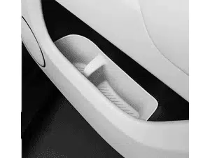 Силиконовые накладки в дверную карту, на задний ряд Lixiang L9, Белого цвета, комплект 2 шт