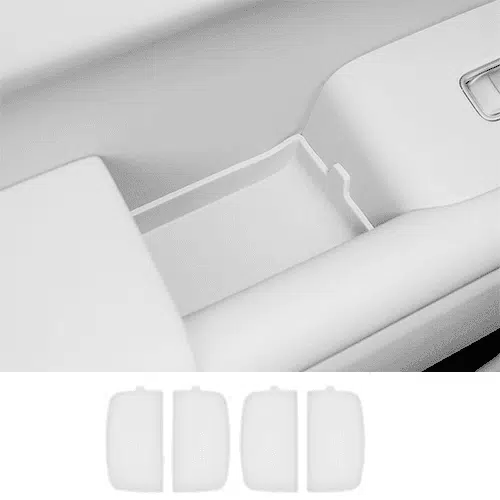 Силиконовые наклакди на дверные ручки Lixiang L7, L8, L9, Белого цвета