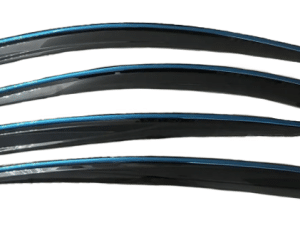 Ветровики, дефлекторы Honda MN-V, прозрачные с хромом