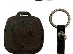 Чехол для смарт ключа Zeekr, черного цвета, замша