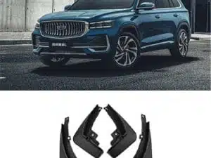 Брызговики Geely Monjaro 2021 год, черного цвета