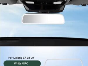Силиконовая накладка на зеркало заднего вида Lixiang L7, L8, L9, Белого цвета, до рест 2023