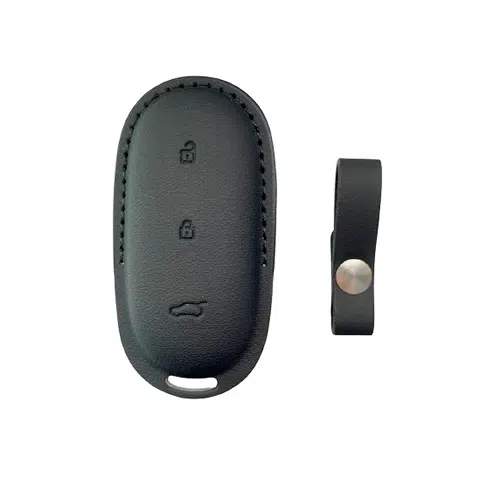 Чехол для смарт ключа Lixiang, черного цвета, эко кожа