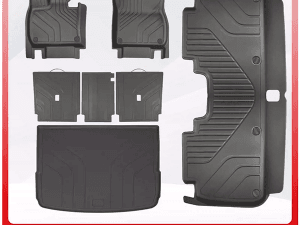 Однослойные полики, коврики в салон и багажник со спинками заднего ряда Lixiang L7, TPE
