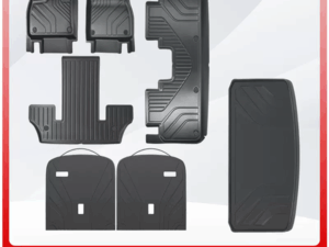 Однослойные полики, коврики в салон и багажник и защитой спинок Lixiang L9, TPE