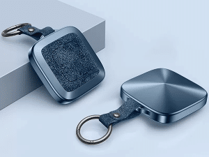 Противоударный, защитный чехол для смарт ключа Zeekr, синего цвета