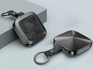 Противоударный, защитный чехол для смарт ключа Zeekr, черного цвета