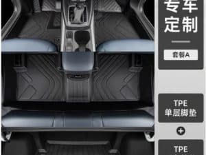 Однослойные полики, коврик в салон и багажник Chevrolet Monza, TPE