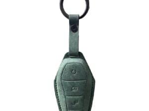Чехол для смарт ключа BYD, из зеленой замши