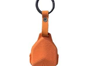 Чехол для смарт ключа Changan Deepal S07, оранжевого цвета, замша