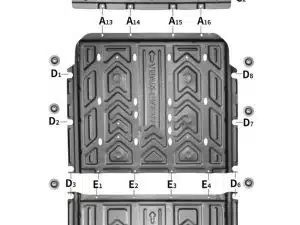 Защита днища из алюминиево-магниевого сплава BYD Yuan Plus