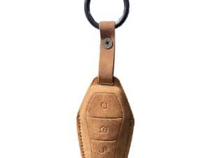 Чехол для смарт ключа BYD, из коричневой замши