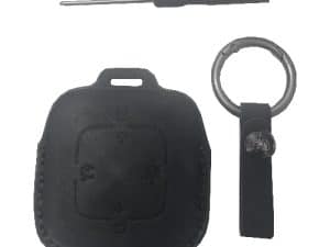 Чехол для смарт ключа Zeekr, черного цвета, нубук