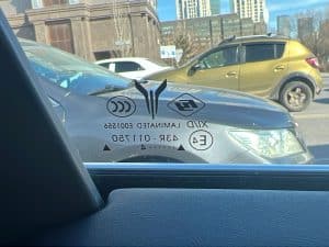 Стекло опускное переднее левое Voyah Free 2024-