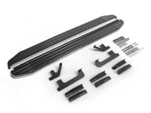 Порог-площадка "Premium" A180ALP + комплект крепежа, RIVAL, Jaecoo J7, 2023-