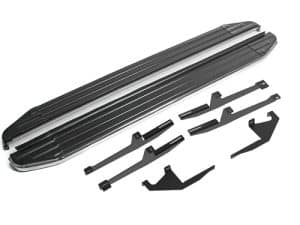 Порог-площадка "Premium-Black" A180ALB + комплект крепежа, RIVAL, Haval M6 2023-