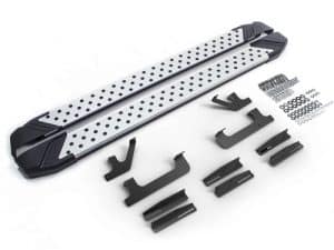 Порог-площадка "Bmw-Style" D180AL + комплект крепежа, RIVAL, Jaecoo 2023-