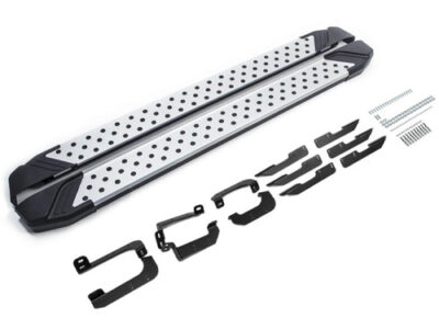 Порог-площадка "Bmw-Style" D180AL + комплект крепежа, RIVAL, Chery Tiggo 7 2019-2020/ Tiggo 8 2020-/ 8Pro 2021-/ 8ProMax 2022/ 4 Pro 2022-/ Exeed  LX,