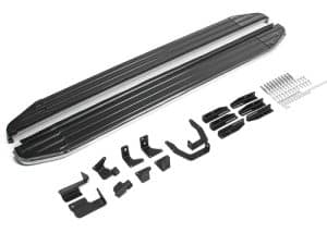 Порог-площадка "Premium" A193ALP + комплект крепежа, RIVAL, Hyundai Palisade 2020-