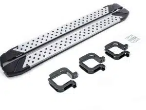 Порог-площадка "Bmw-Style" D173AL + комплект крепежа, RIVAL, Mitsubishi Pajero Sport 2008-2013-2016