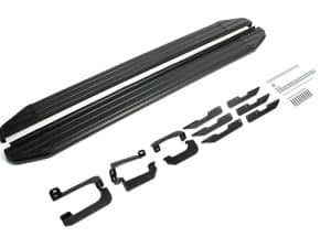 Порог-площадка "Premium-Black" A173ALB + комплект крепежа, RIVAL, Chery Tiggo 4 2019-/ 4 Pro 2022-