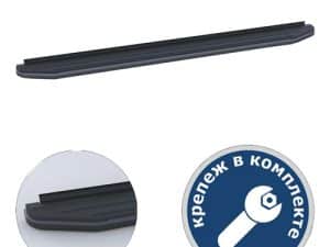 Порог-площадка "Premium-Black" A180ALB + комплект крепежа, RIVAL, JAC S7 2020-