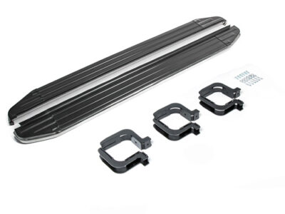Порог-площадка "Premium" A193ALP + комплект крепежа, RIVAL, Mitsubishi L200 2006-2015-2019-