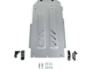 Защита  КПП + РК + комплект крепежа, Rival, Алюминий, Kia Stinger 2018-2021, V - 2.0T; 3.3T; полный привод/Genesis G70 2018-2021; 2021-, V - 2.0T; пол