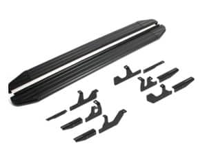 Порог-площадка "Premium-Black" A180ALB + комплект крепежа, RIVAL, Geely Atlas II 2023-