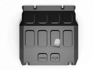 Защита картера + комплект крепежа, Rival, Сталь, Geely Okavango 2023-, V-1.5T, Робот, передний.