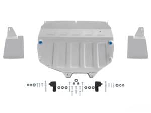 Защита картера + КПП+ левый и правый пыльники+ комплект крепежа, Rival, Алюминий, Chery Tiggo 4;Chery Tiggo 7;Chery Tiggo 7 Pro;Chery Tiggo 7 Pro Max;