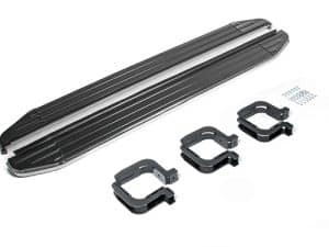 Порог-площадка "Premium" A173ALP + комплект крепежа, RIVAL, Mitsubishi Pajero Sport 2008-2013-2016