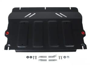 Защита картера + КПП + комплект крепежа, АвтоБРОНЯ, Сталь,Jac J7;2020-;1,5;FWD;CVT