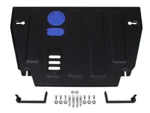 Защита картера и КПП + комплект крепежа Rival, Сталь GAC GS5 2018-, 1.5, АКПП, FWD.