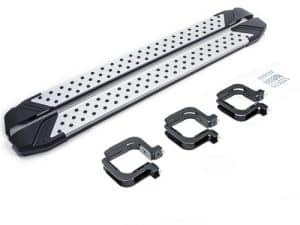 Порог-площадка "Bmw-Style" D193AL + комплект крепежа, RIVAL, Mitsubishi L200 2006-2015-2019-