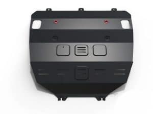 Защита картера + КПП + комплект крепежа, АвтоБРОНЯ, Сталь, Geely Atlas 2018-; V - 2.0; 2.4; 1.8Т