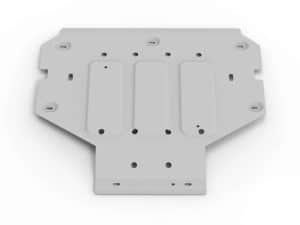 Защита заднего электродвигателя + комплект крепежа, Rival, Алюминий, Zeekr X, полный, 2023-