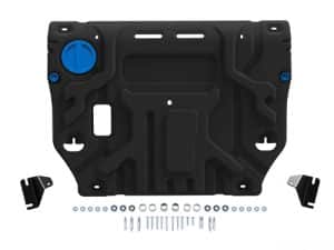 Защита картера + КПП + комплект крепежа, Rival, Сталь,Haval Dargo;2022-;2,0T;4WD;РКПП;Haval F7;2024-;2,0T;4WD;РКПП