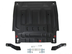 Защита картера + КПП + комплект крепежа, АвтоБРОНЯ, Сталь, Hyundai Creta 2021-, V - 1.6; 2.0; Увеличенная